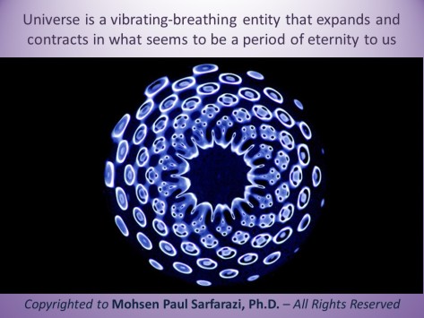 The Vibrating-breathing universe